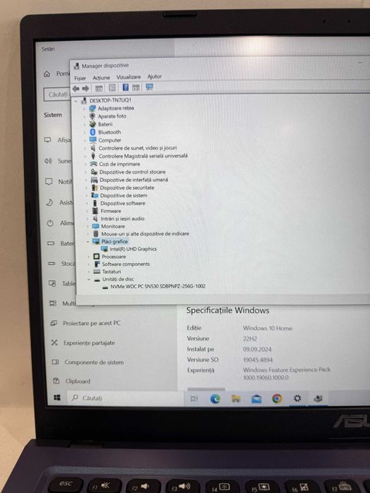 Laptop Asus 515EA-BQ850, 256GB SSD/8GB RAM, Intel Core i3-1115G4!