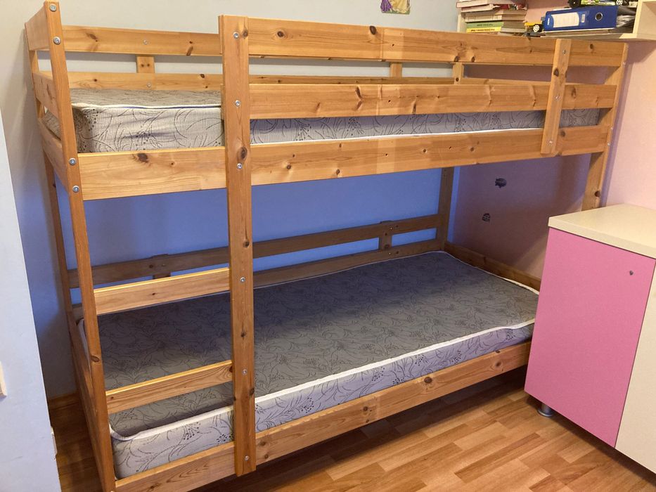 Pat etajat cu 2 saltele