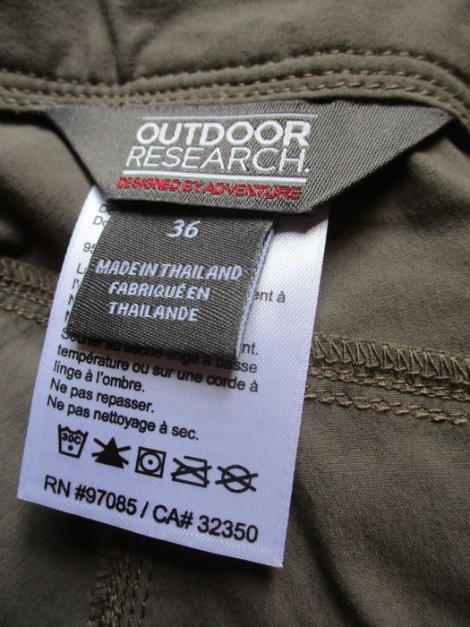 Pantaloni scurți Outdoor Research, Equinox, gri, 36'', XL/XXL, noi