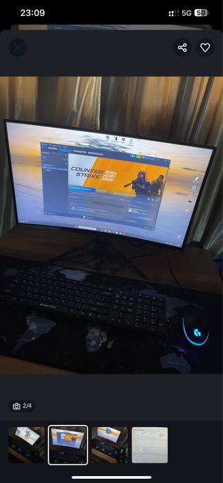 Изогнутый монитор SANC 24”