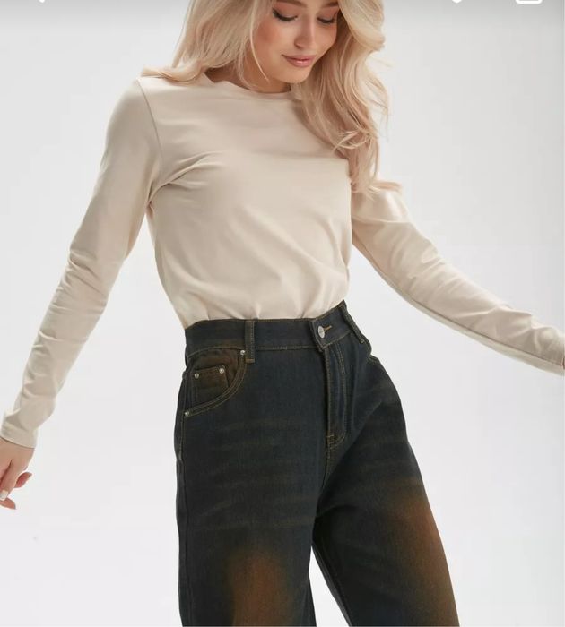 Джинсы клеш y2k новые