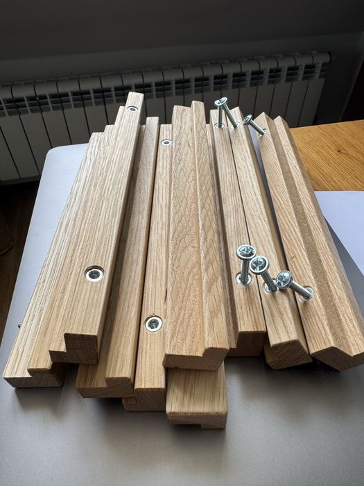 Дървени дръжки дъб 160мм.