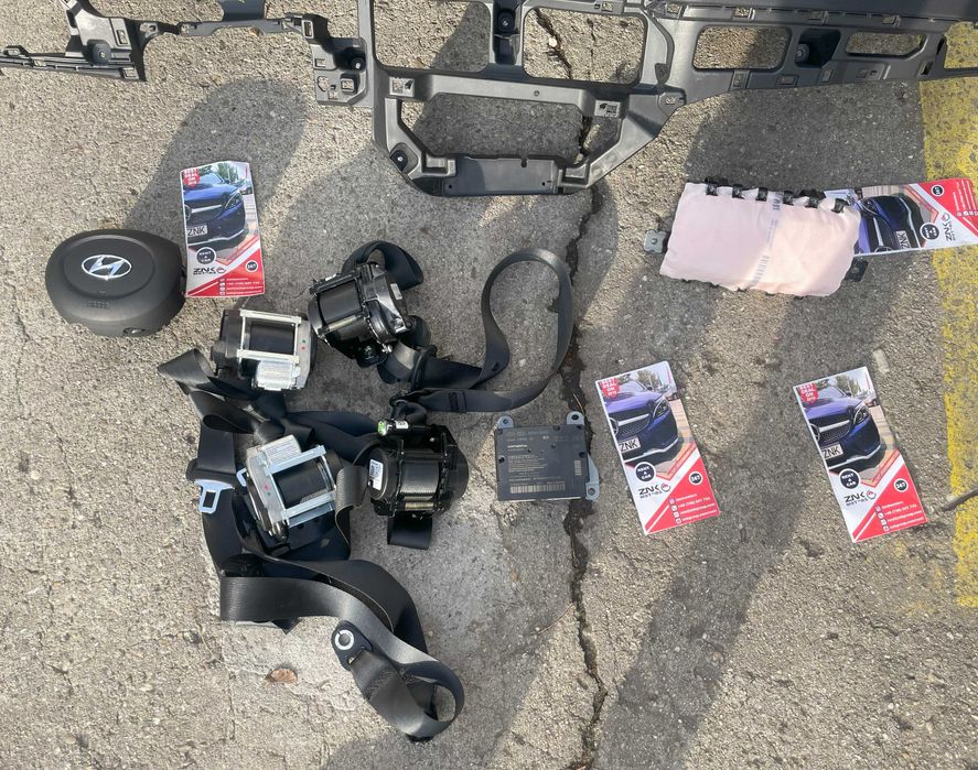 Hyundai Bayon kit airbag - plansa de bord - set centuri de siguranta