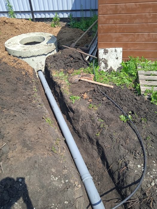 Копка септика,траншей,ям.