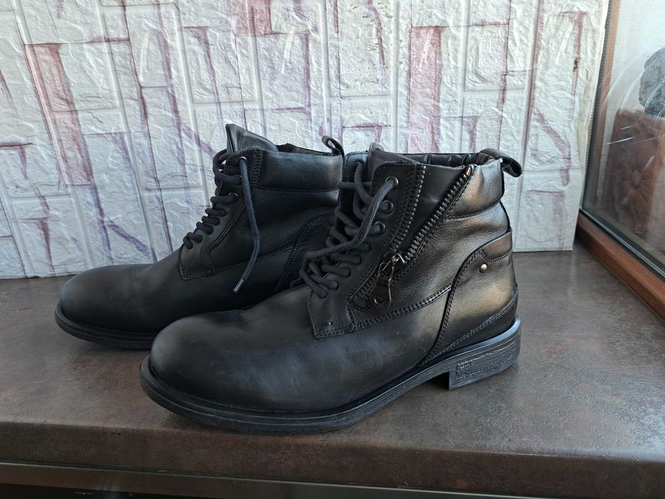 мъжки зимни обувки,боти,черни кубинки,ном43