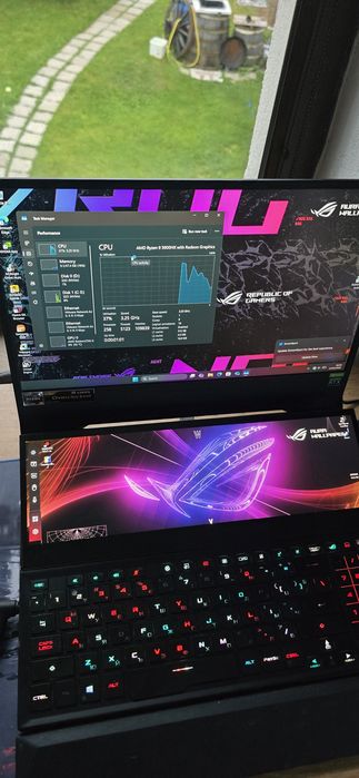 Геймърски звяр ASUS ROG Zephyrus Duo 15 SE – Две нива на мощност!
