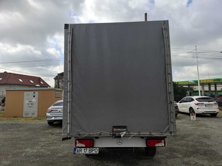 Vand Mercedes Benz Sprinter, an fabricatie 2021 km 564628 cutie manuala 6+1 dormitor omologat prelata noua pe role  statie radio  sirocou Webasto