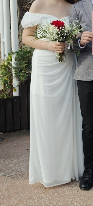 Rochie alba mireasa