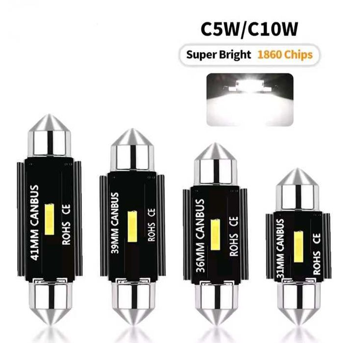 Led диодни (сулфитни) крушки c5w/c10w (CANBUS)