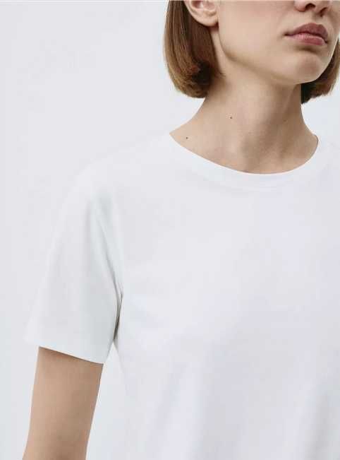 белая футболка slim fit