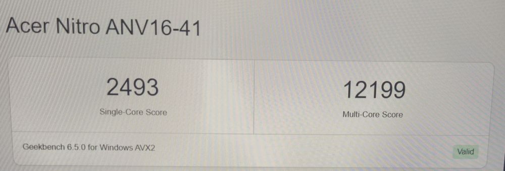 Acer Nitro V16 Ryzen 7 8845 / RTX 4050 / 32GB RAM / 1TB SSD – КАТО НОВ