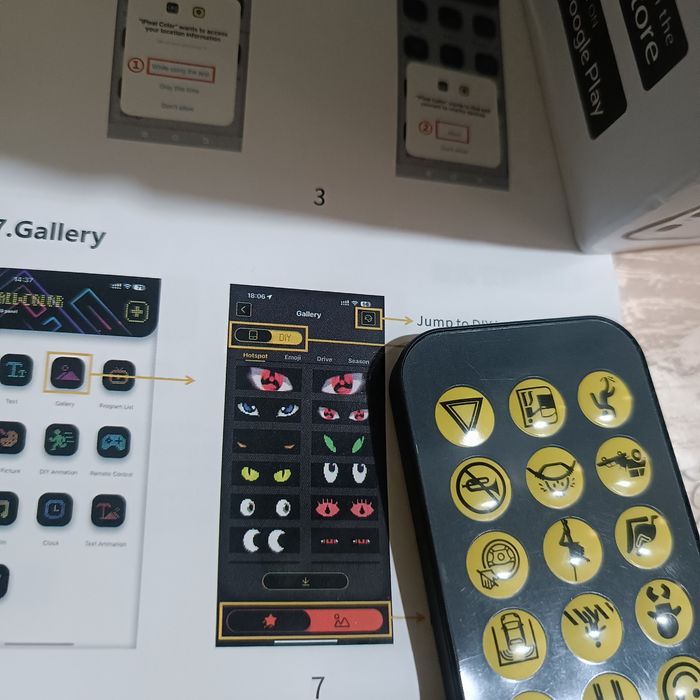 LED экран на авто