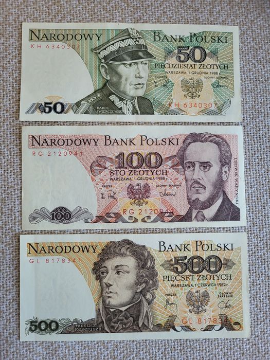 Bancnote UNC și circulate