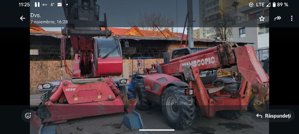 Inchiriez Manitou rotativ  MRT 3050, și Manitou fix 1740