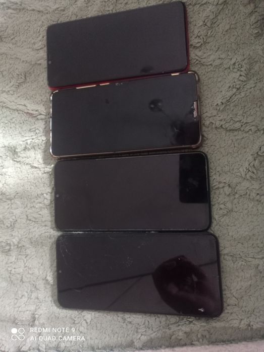 Samsung a13, redmi note 8 pro,mi 9t, oppo A3s