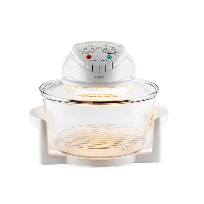 Компактна халогенна фурна и еър фрайър 2в1 Muhler MFC-1200, 1400W,12 л