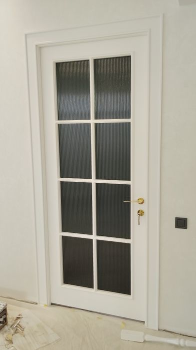 Шотландка. Межкомнатные МДФ двери.  МДФ эшиклар