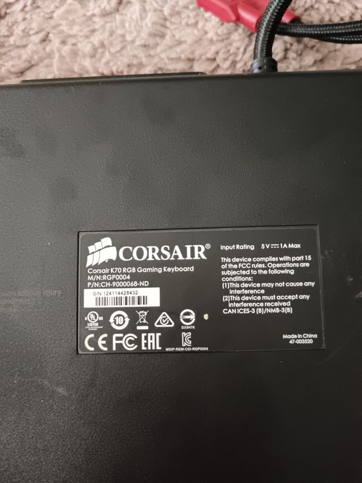 Tastatura  K70 RGB gaming keyboard