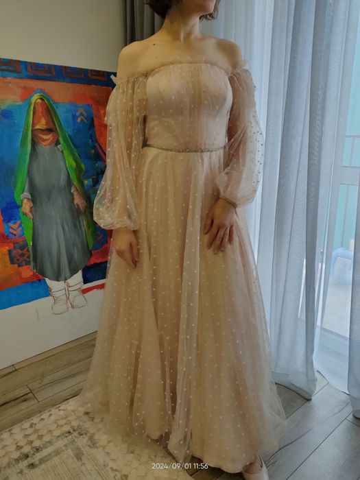 Нежное бальное  платье