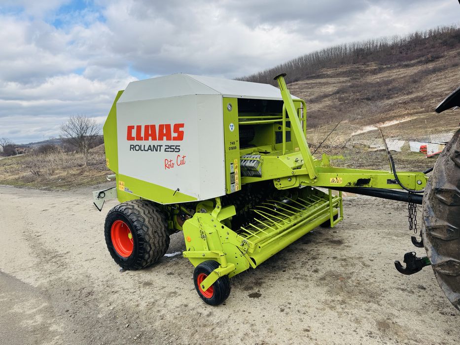 Presa de balotat Claas255, 250 Roto Cut,Plasă baloți rotunzi 1.20