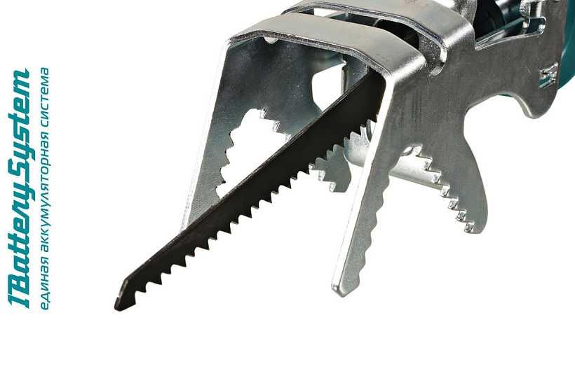 Аккумуляторная сабельная пила, Механизм быстрой замены, АКБ, Зарядка.