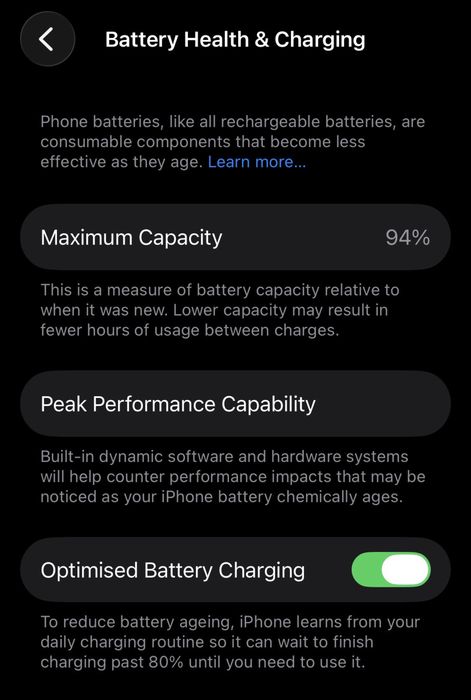 iPhone 13 mini 94%