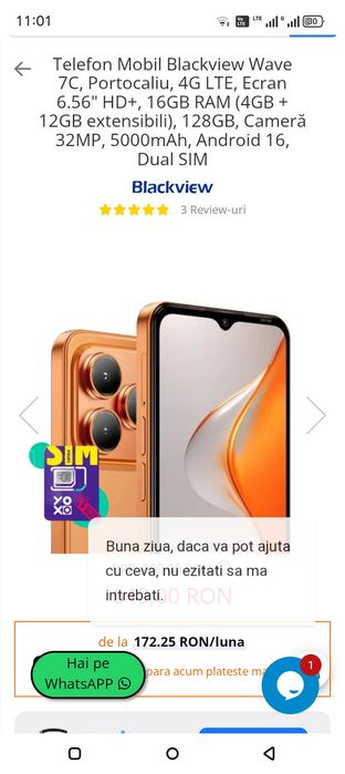 Dau la schimb blackview 7c