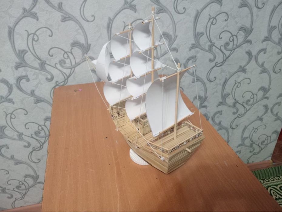 Корабль ручнои работы