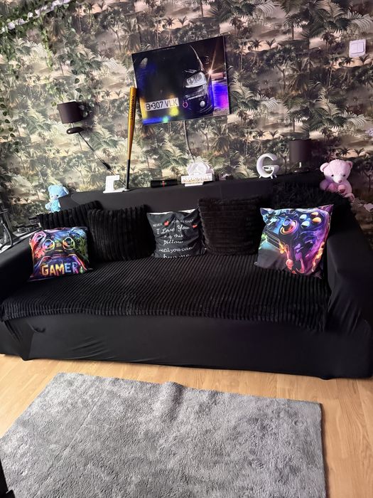 Vand canapea extensibila cu lada de depozitare