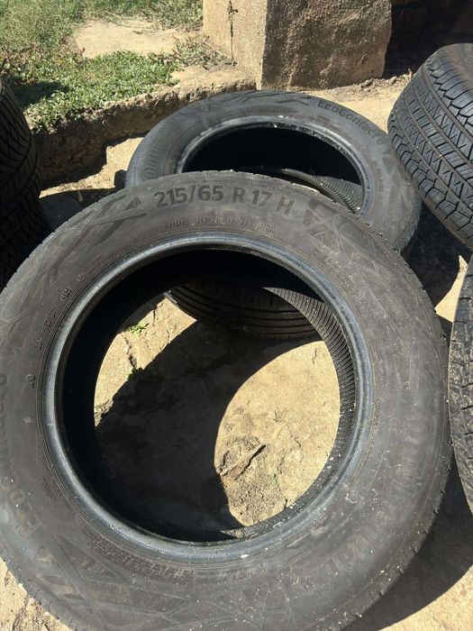4 летни гуми 215/65 R17 – Continental и Tigar– 50 € за чифт