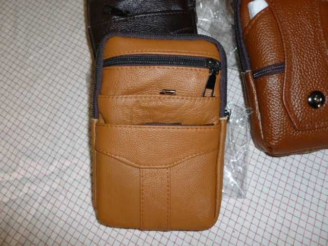 продавам чанта за телефон от естествена Кожа