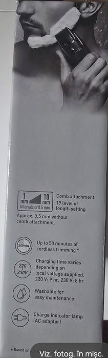 Panasonic Beard Trimmer ER-GB43 aparat de tuns barba pentru bărbați