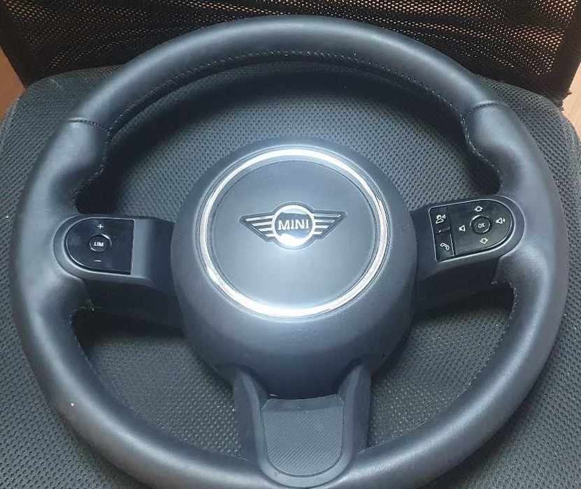 Volan piele cu comenzi si airbag Mini Cooper