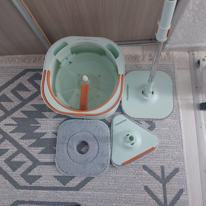 Продам швабру с ведром б/у