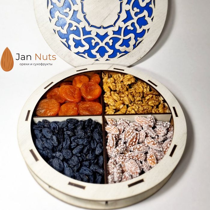 Подарочный бокс орехи сухофрукты sovg'a nabor quruqmeva chaqchuq