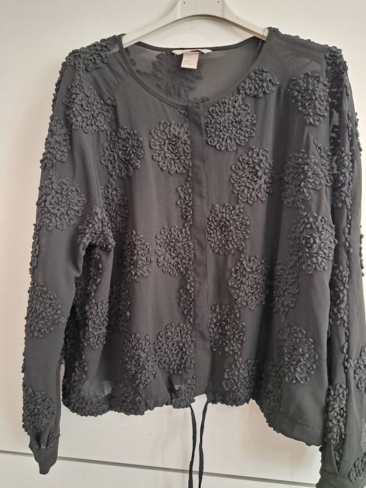 H&M риза с 3d цветя р-р С