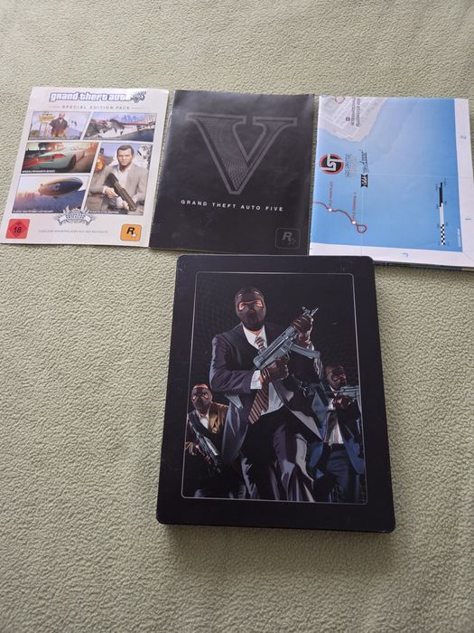 GTA 5 Steelbook Playstation Ps 3