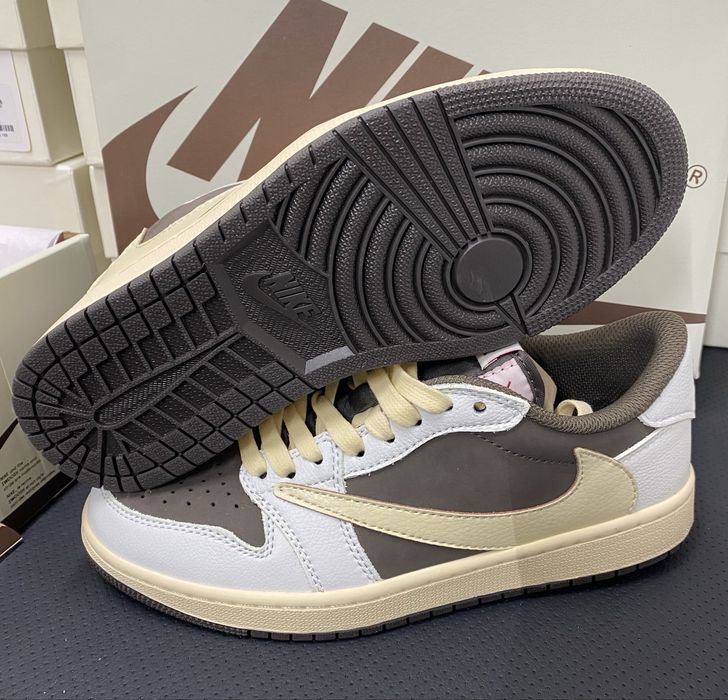 Mocha Jordan 1 Retro Low OG SP Travis Scott Reverse Mocha - Made Vietnam -