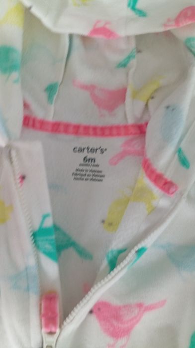 Теплые, флисовые комбинезоны от 0 - 3 до 6 месяцев