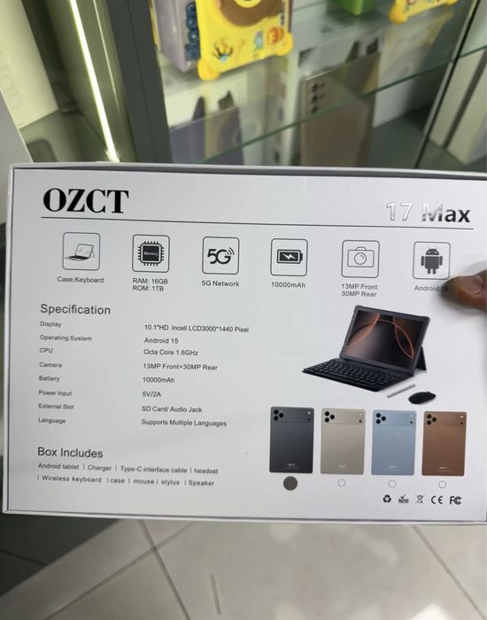 Планшет 17 Pro max 16/1tb