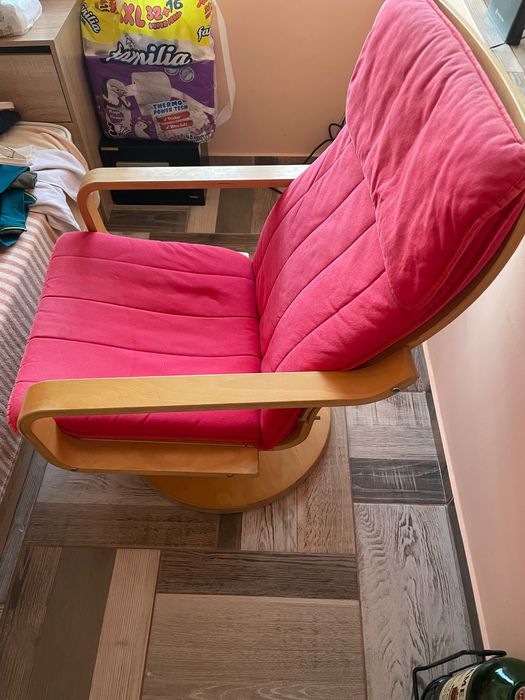 3 стола, въртящ, люлеещ се и клатещ се