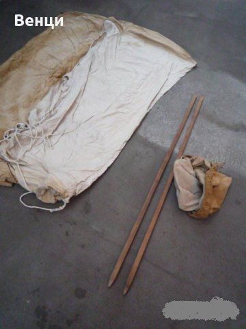 Палатка двуместна брезентова