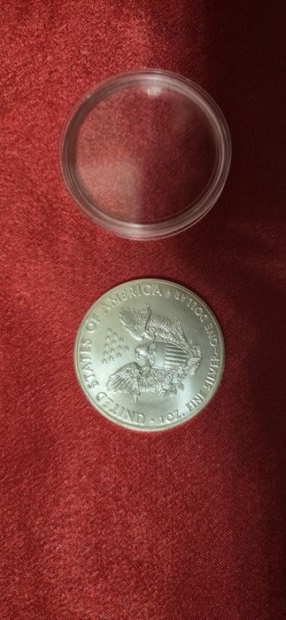 One dollar silver SUA 2019 moneda 1 dolar de argint american
