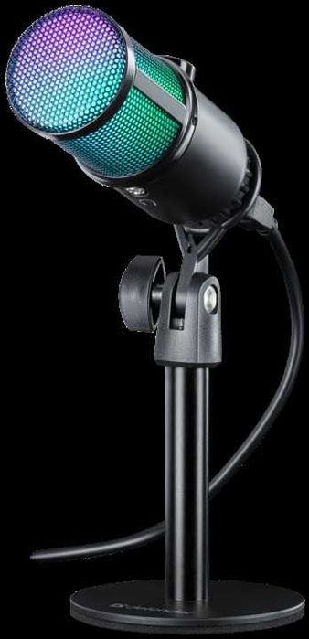 Игровой стрим микрофон Defender Glow GMC 400 USB черный