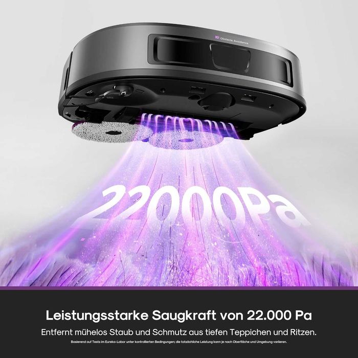 Eureka J15 Evo Ultra самоизпразваща се робот прахосмукачка, 22 000Pa