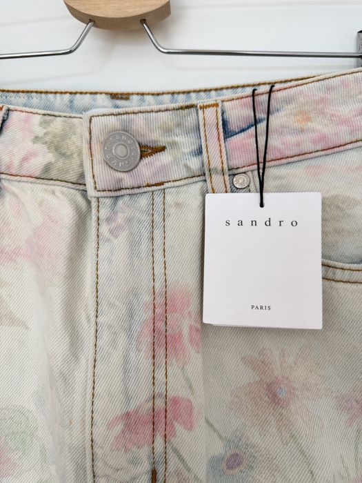 Blugi drepți cu talie înaltă, Sandro