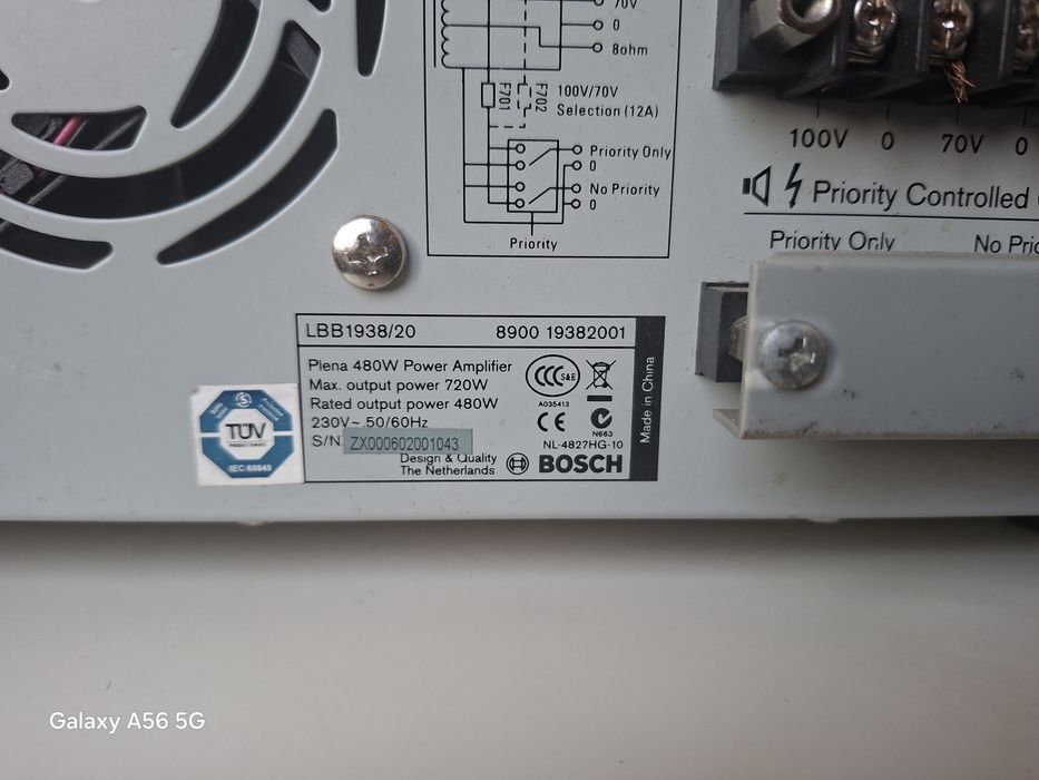 Vand amplificator bosh pleba 480 w