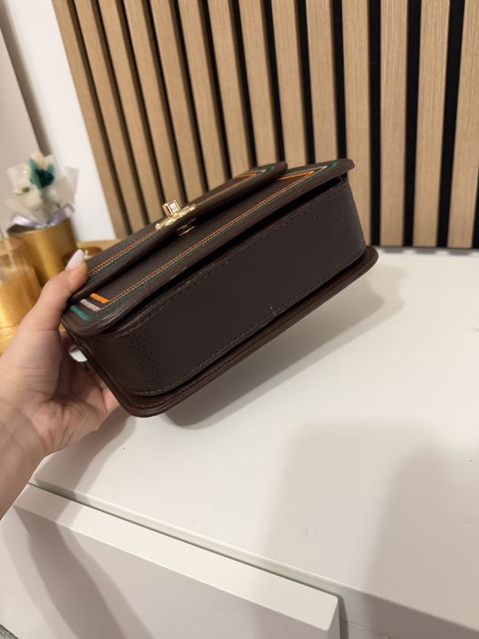 Geanta Chanel super calitate de mana maro auriu