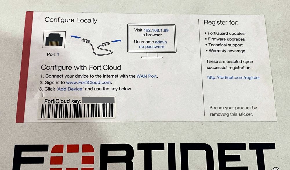 Межсетевой экран Fortinet FG-60E