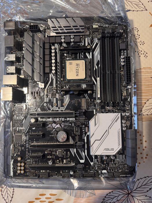Asus Prime x370 pro и ryzen 1700x